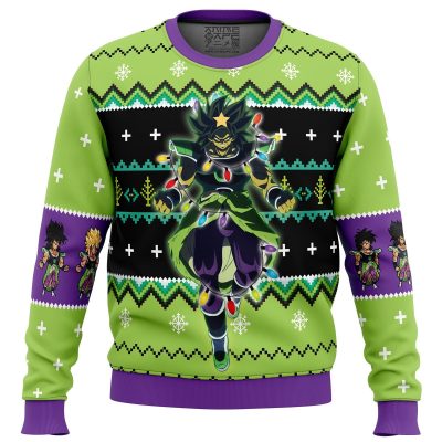 Broly Sweater front - Dragon Ball Gifts