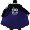 Capsule Corp Dragon Ball Z AOP Hooded Cloak Coat NO HOOD Mockup - Dragon Ball Gifts