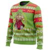 Christmas Broly Dragon Ball Z men sweatshirt SIDE FRONT mockup - Dragon Ball Gifts