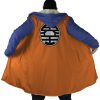 Goku Dragon Ball Z AOP Hooded Cloak Coat NO HOOD Mockup 1 - Dragon Ball Gifts