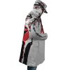 Goku Red Instinct Dragon Ball Z AOP Hooded Cloak Coat RIGHT Mockup - Dragon Ball Gifts