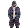 Hit DBZ AOP Hooded Cloak Coat FRONT Mockup - Dragon Ball Gifts