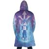 Trippy Astral Vegeta AOP Hooded Cloak Coat BACK Mockup - Dragon Ball Gifts
