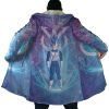 Trippy Astral Vegeta AOP Hooded Cloak Coat NO HOOD Mockup - Dragon Ball Gifts