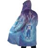 Trippy Astral Vegeta AOP Hooded Cloak Coat SIDE Mockup - Dragon Ball Gifts