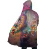 Trippy Ultra Instinct Goku Dragon Ball Z AOP Hooded Cloak Coat SIDE Mockup - Dragon Ball Gifts
