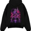 frieza dragon ball black hoodie flat back design - Dragon Ball Gifts