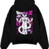 frieza dragon ball z black hoodie flat back design - Dragon Ball Gifts