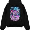 vegeta dragon ball black hoodie flat back design - Dragon Ball Gifts